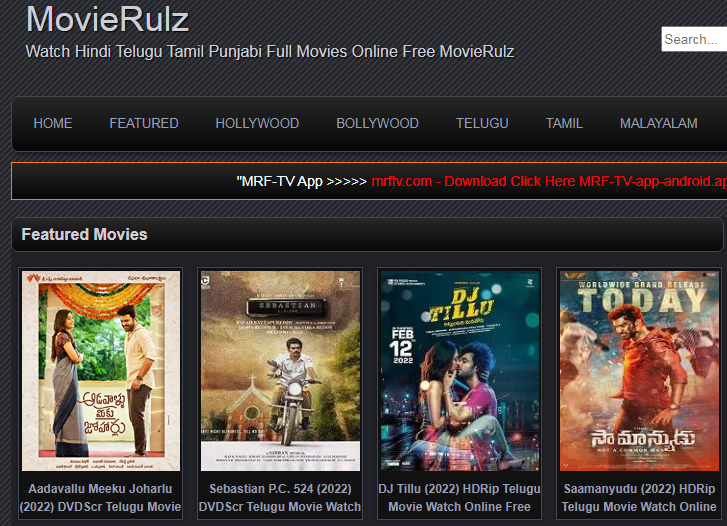 Movierulz The Best Site to Watch Movies Online